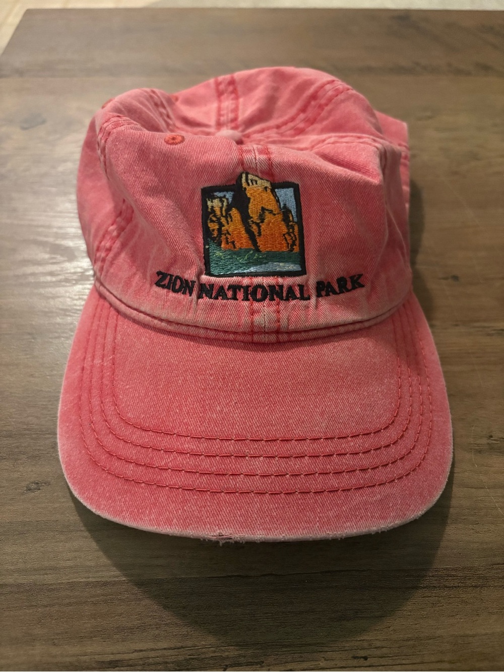 Vintage Embroidered Zion National Park Hat